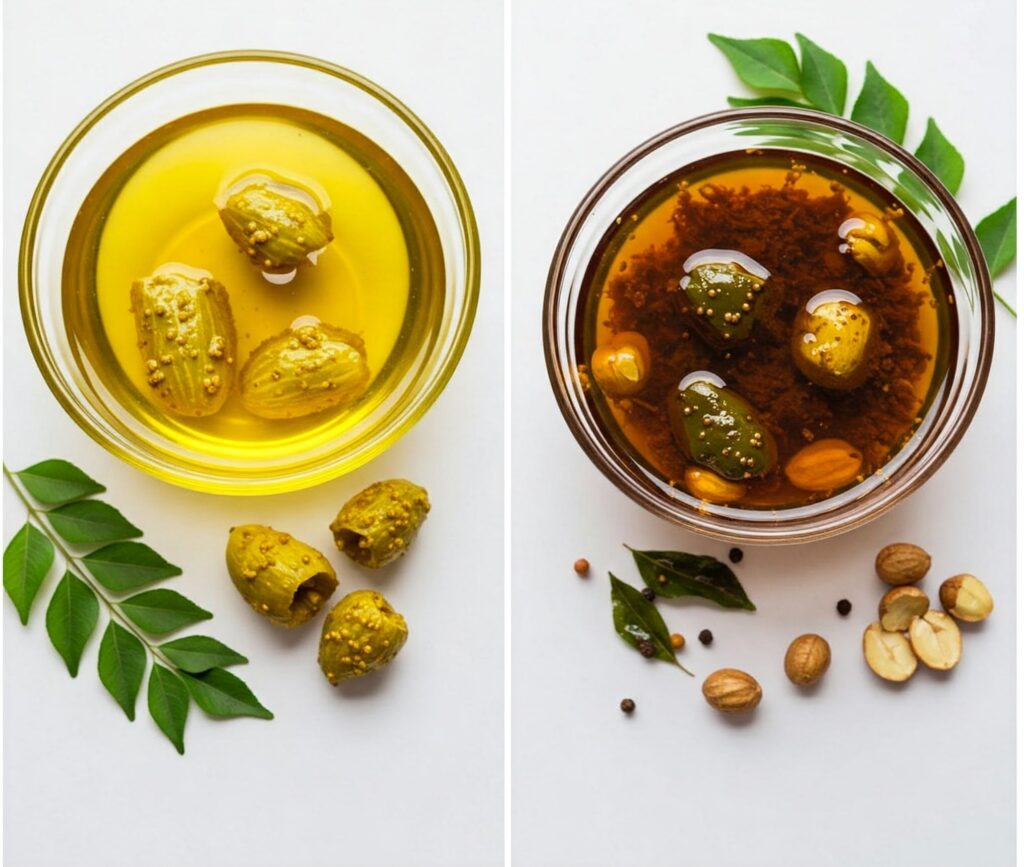 Sunflower oil vs Groundnut oil